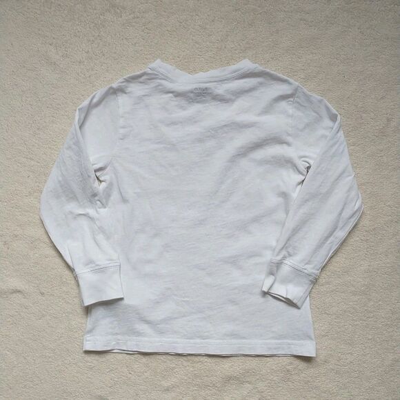 Polo Ralph Lauren Hanna Anderson T Shirt Sweatshirt Boys 4 T White Blue Set Of 2 - Picture 3 of 13